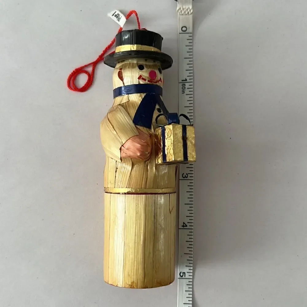 Pier 1 Snowman Gift Ornament